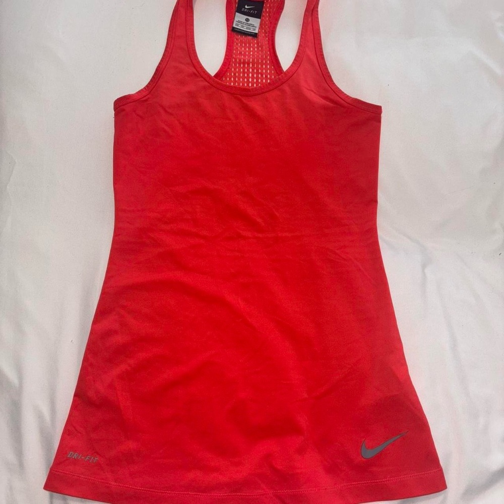 Nike Women's Vibrant Orange Tank Top
